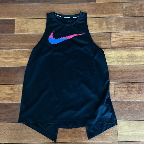 Nike Black Future Femme GX Tank Sz Medium - Picture 2 of 9
